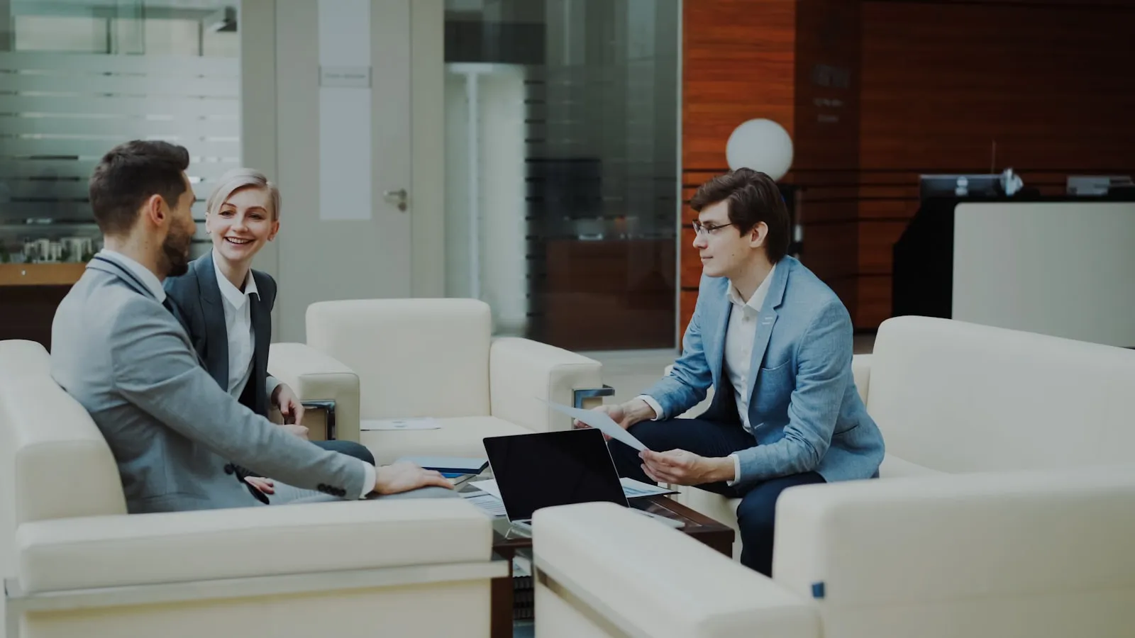 Professional services firm partner reviewing project margins