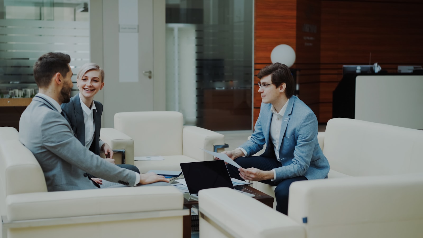 Professional services firm partner reviewing project margins