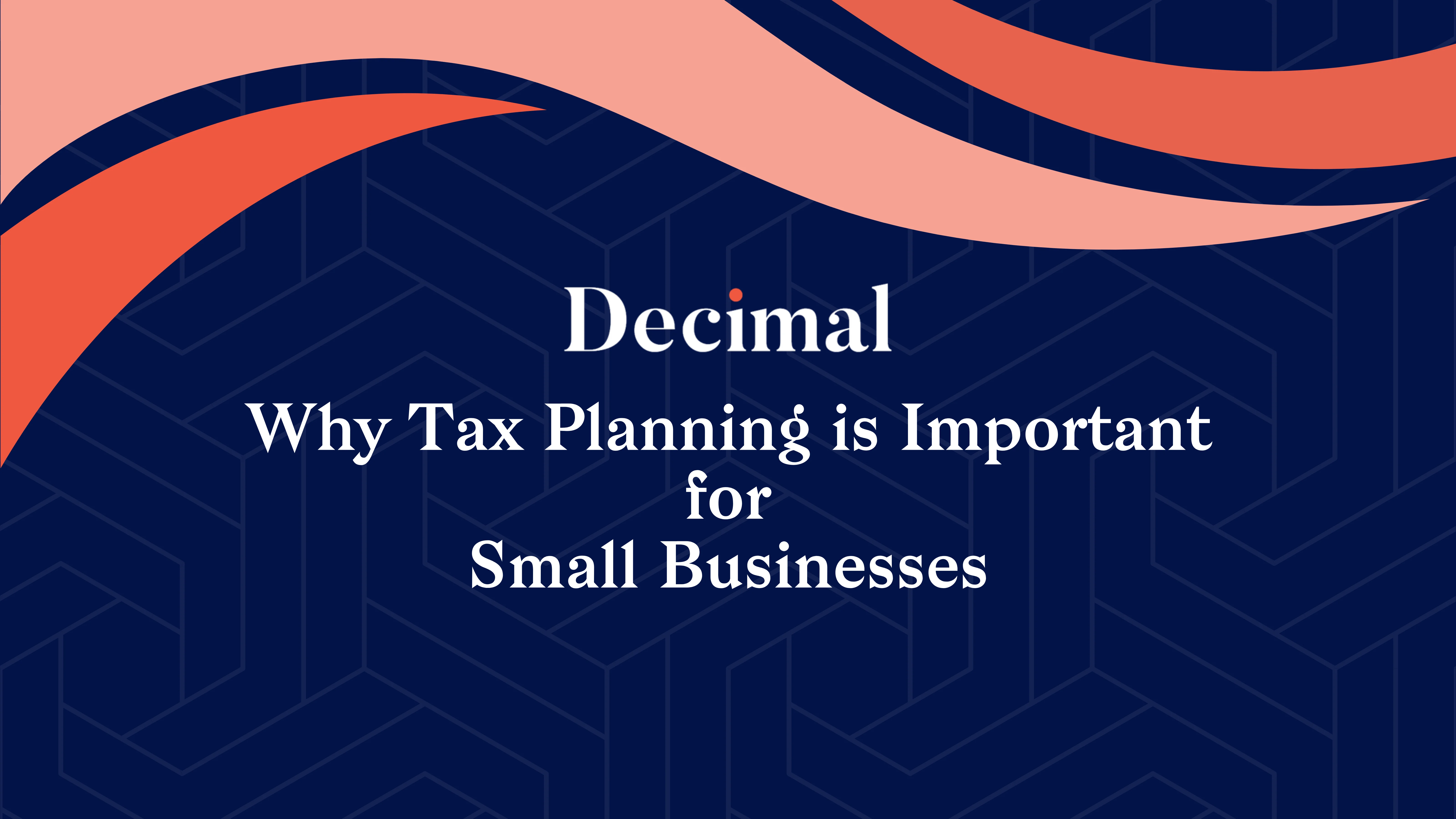 Why Tax Planning is Important for Small Businesses